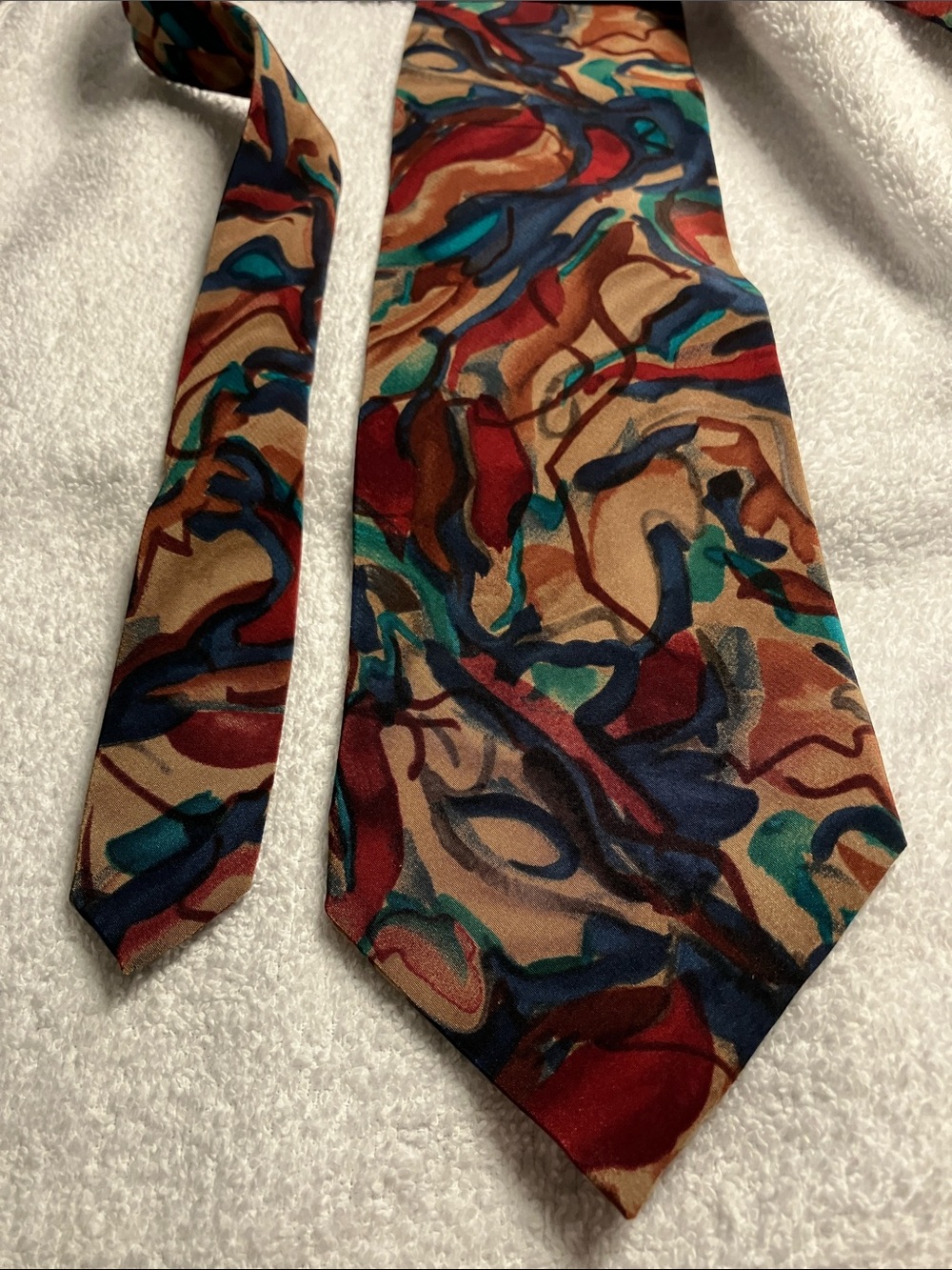 J. Garcia Happy Birthday Collection Eight Silk Tie